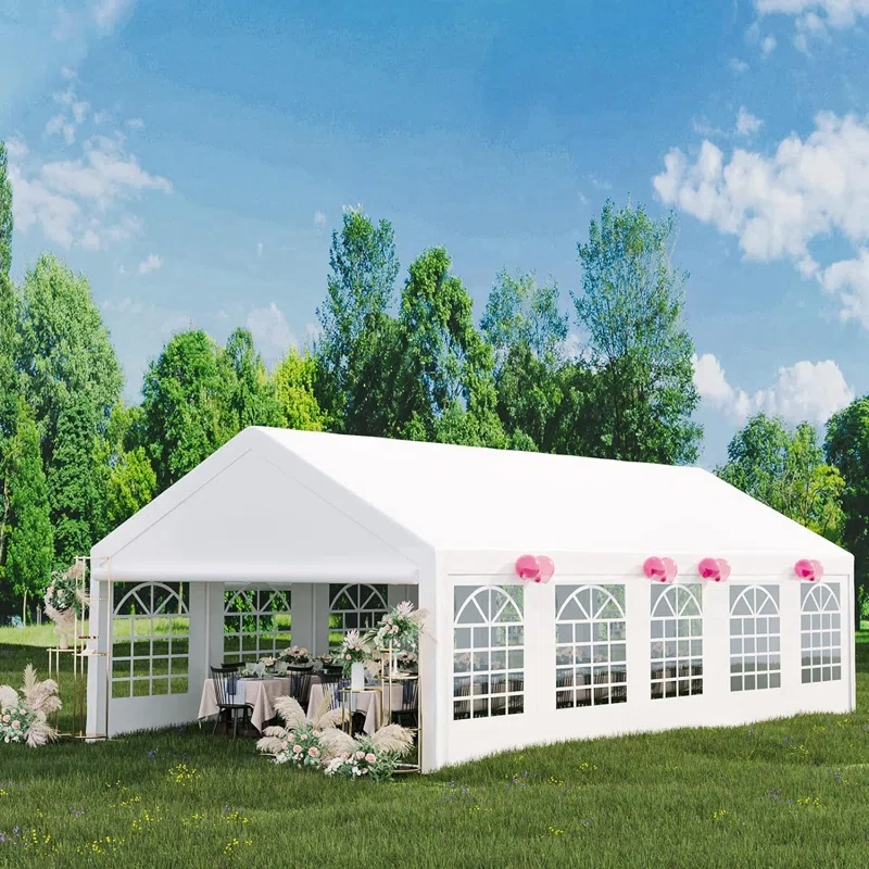 Galvanized Steel Party Tent 16' W x 32' D