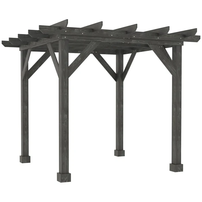 9.83 ft. W x 9.83 ft. D Solid Wood Patio Gazebo