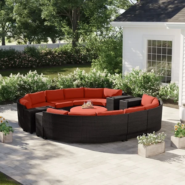 Anastase 10 - Person Outdoor Seating Group with Cushions