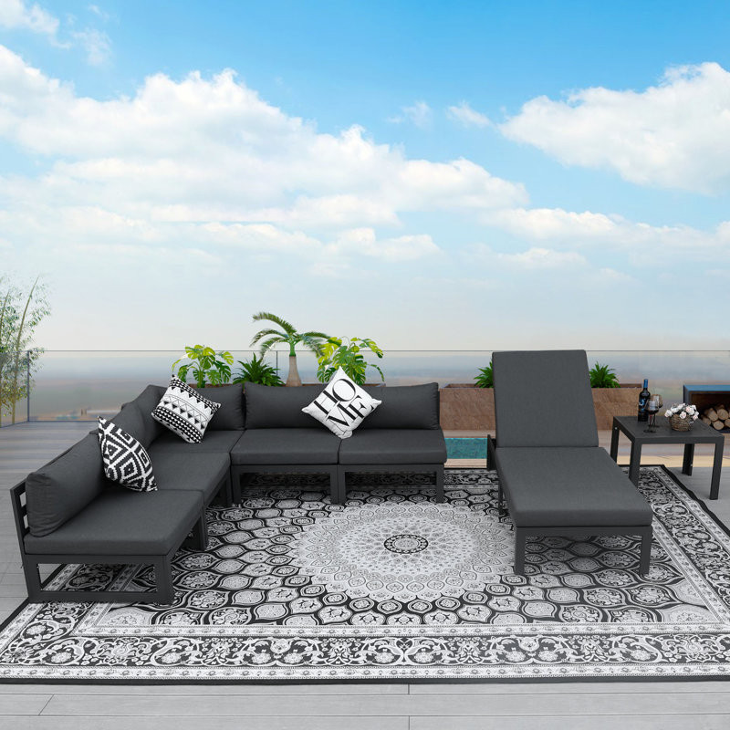 6 - Person Outdoor Seating Group with Cushions