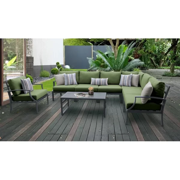 Analyssia 6 - Person Outdoor Seating Group with Cushions