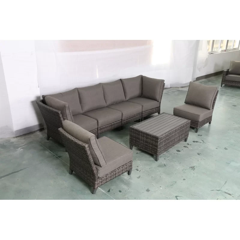 Rebeca 6 - Person Outdoor Seating Group with Cushions