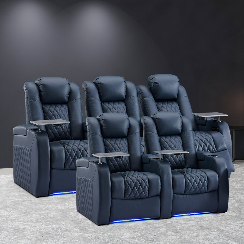 Home Theater Seating Movie Theater Seating Recliner Sofa Set of 5