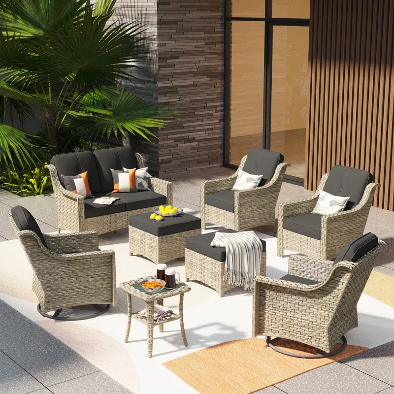 Daliya 6 - Person Outdoor Seating Group with Cushions