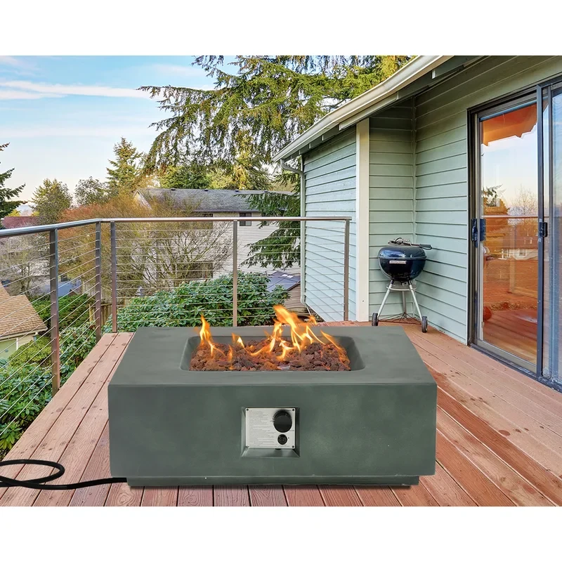 Ineda Concrete Propane Fire Pit